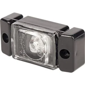 Waś - 1400690830 - Markierungsleuchte LED, Rechteckig, 12/, Transparent, Anschraubbar, 72x32mm, Was