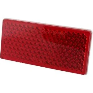 Waś - 1415000201 - Rechteckiger Reflex Klebend Rot