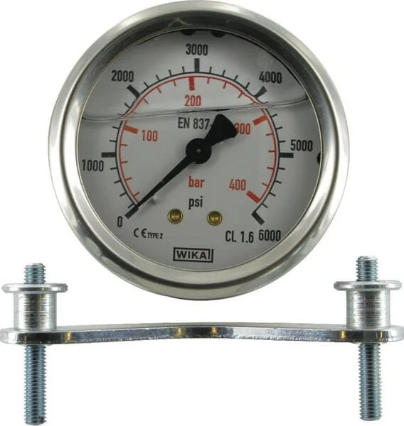 Webtec - MA63400AM - Druckmanometer 400bar/6000psi Edelstahl Hinten