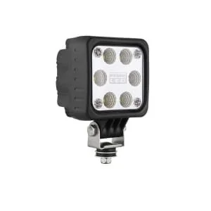 Wesem - 1400147400 - Arbeitsleuchte LED, 22W, 1500lm, quadratisch, 12/, transparent, anschraubbar, 100x146mm, 6 LEDs