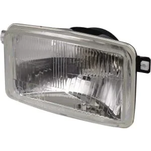 Wesem - 1400661300 - Scheinwerfereinsatz Rechteckig, Transparent, Zum Anschrauben, Mm
