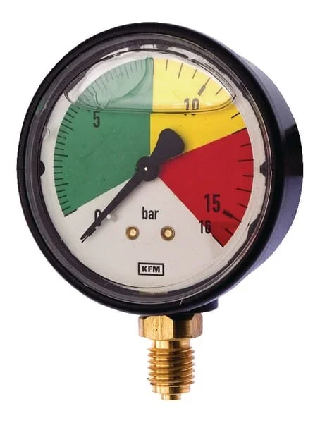 Wika - 65004002000021 - Glycerin-Manometer, untenliegender Anschluss 16bar