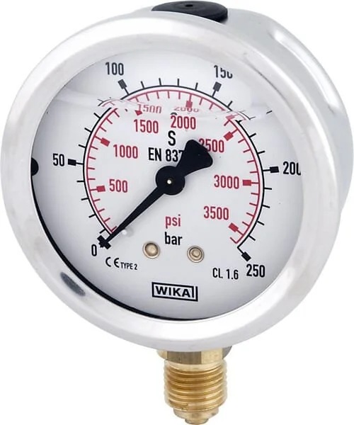 Wika - B711W100250D - Druckmanometer