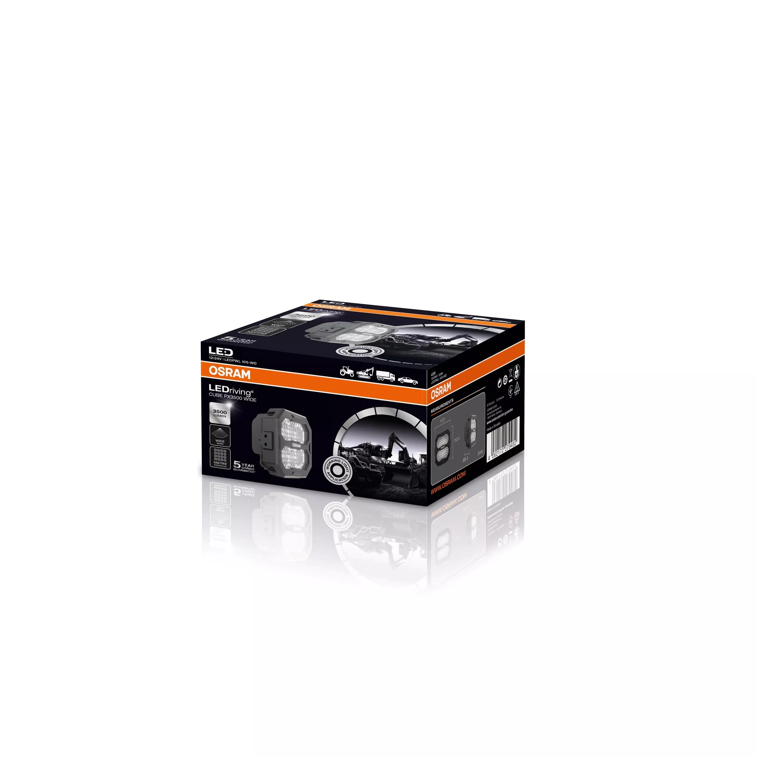 Osram - LEDPWL105WD - LEDriving® Cube PX3500 Wide