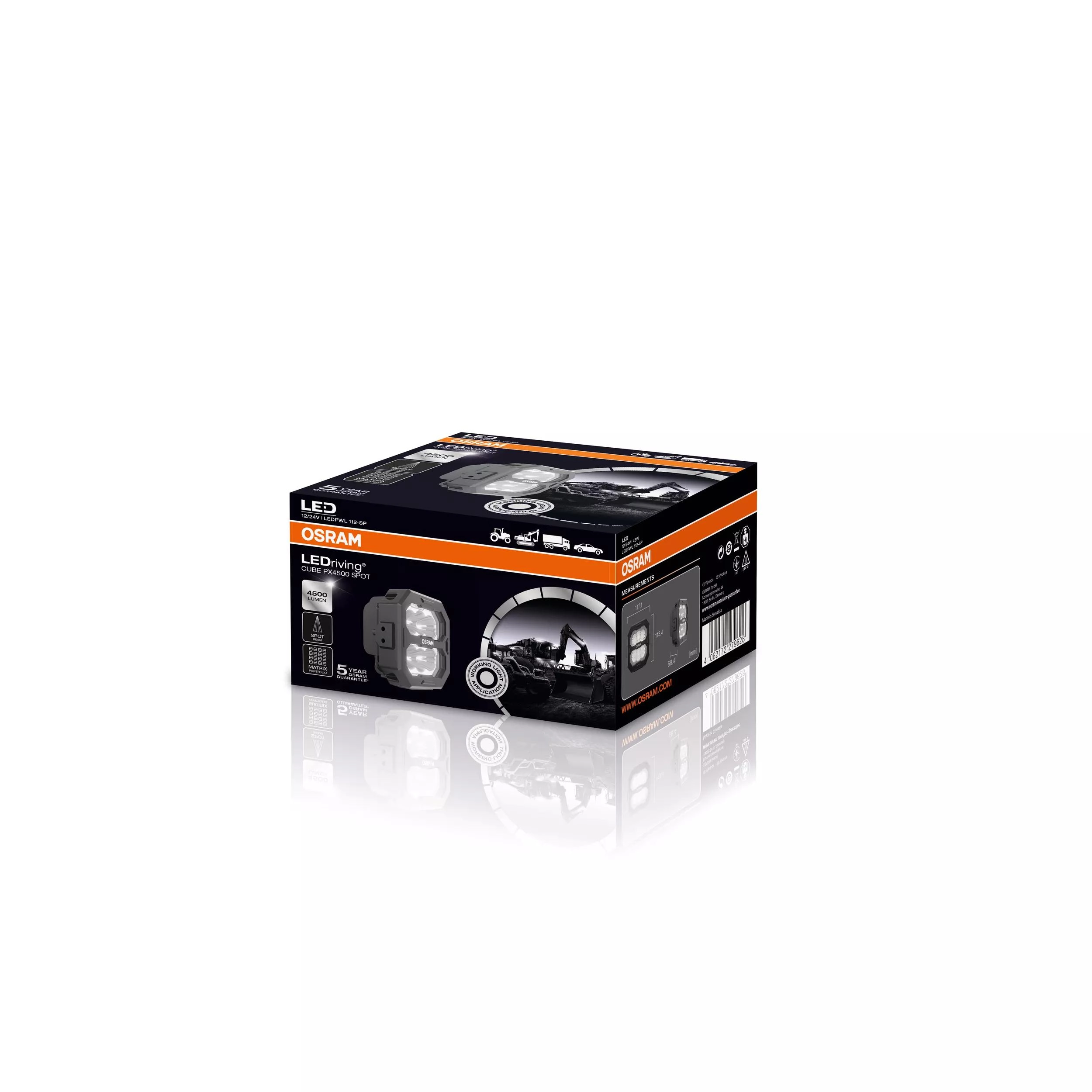 Osram - LEDPWL112SP - LEDriving® Cube PX4500 Spot