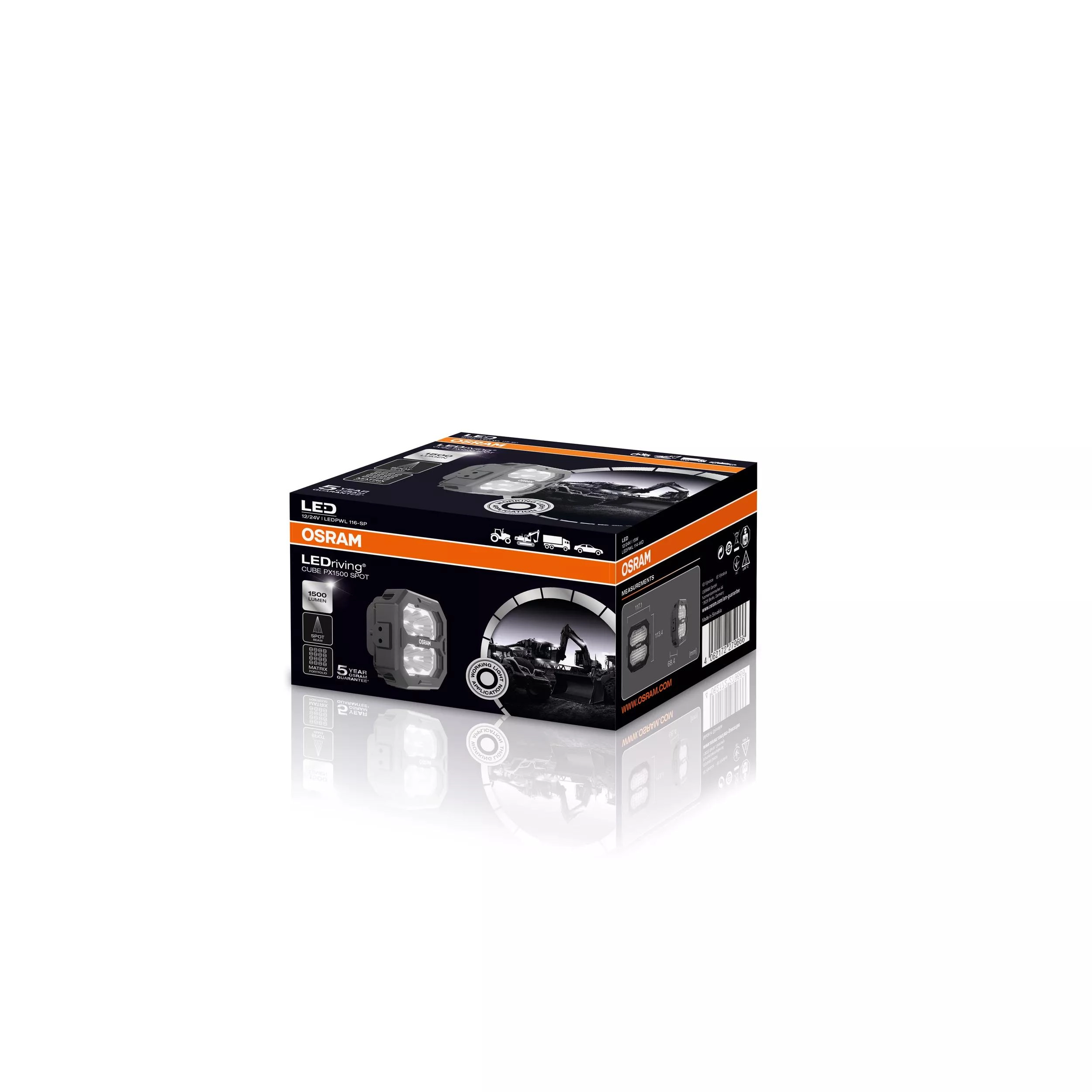 Osram - LEDPWL116SP - LEDriving® Cube PX1500 Spot