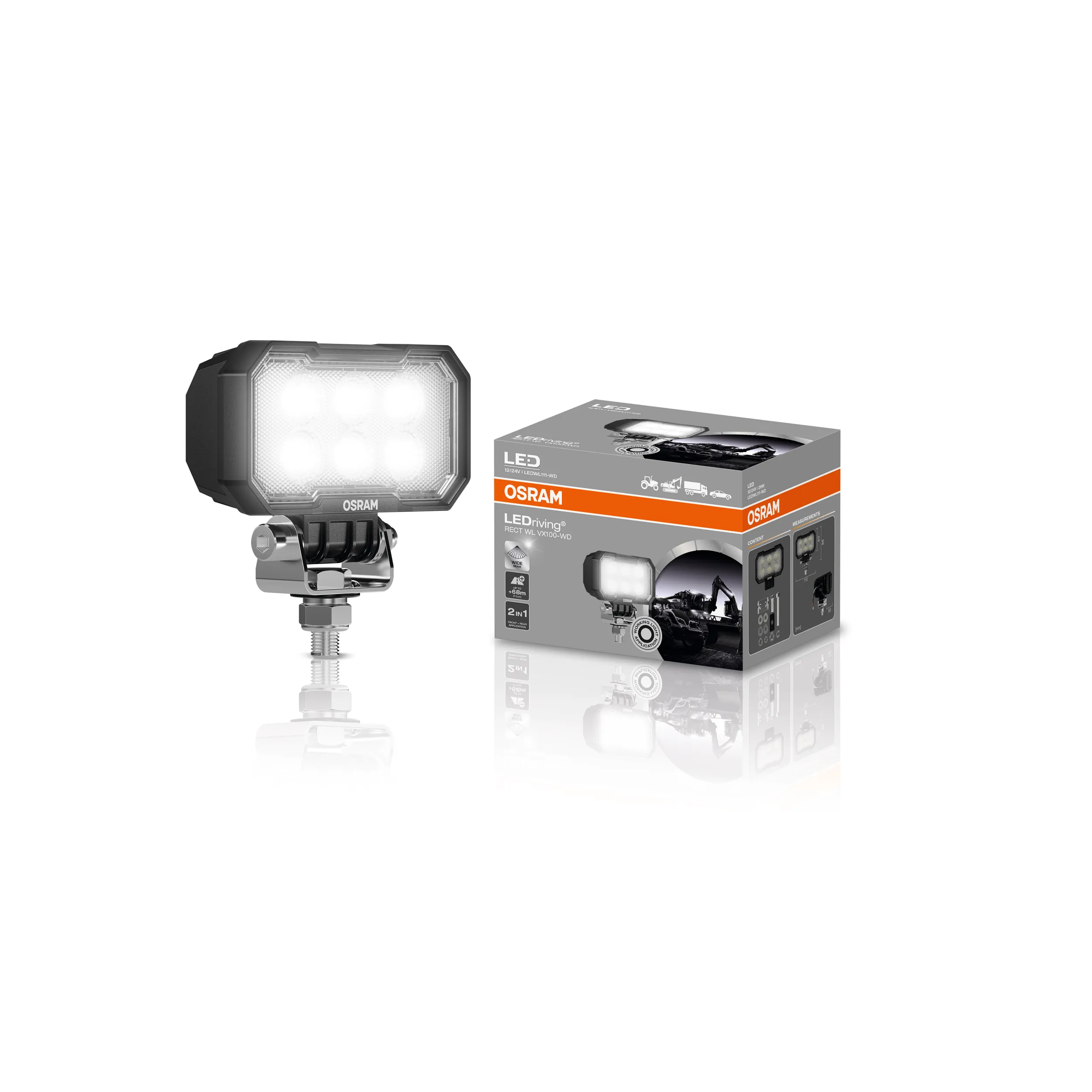 Osram - LEDWL111WD - LEDriving® Rect WL VX100-WD