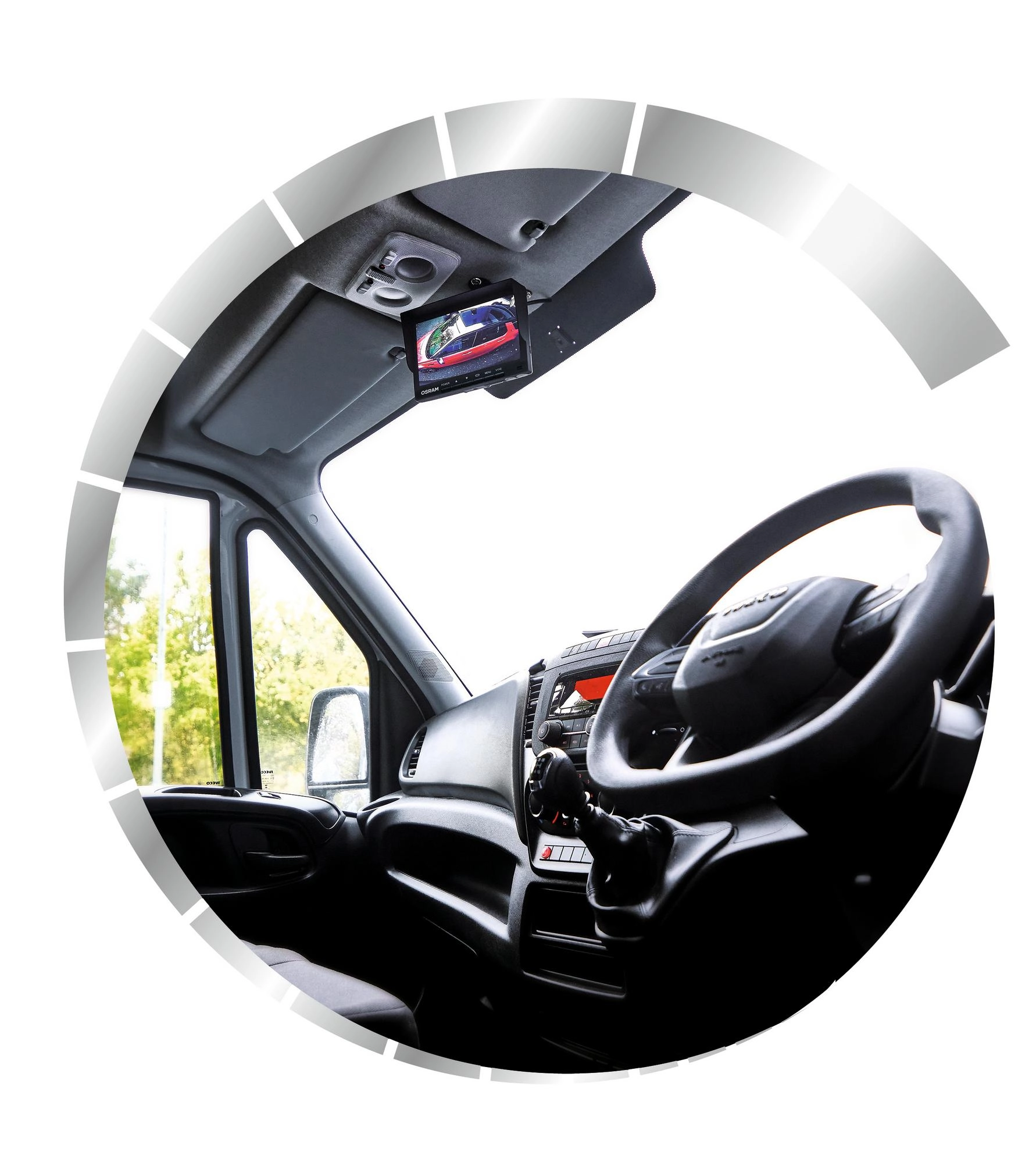 Osram - OCS700N - Roadsight 7" Kabelbasiertes Rueckfahrkamera-System
