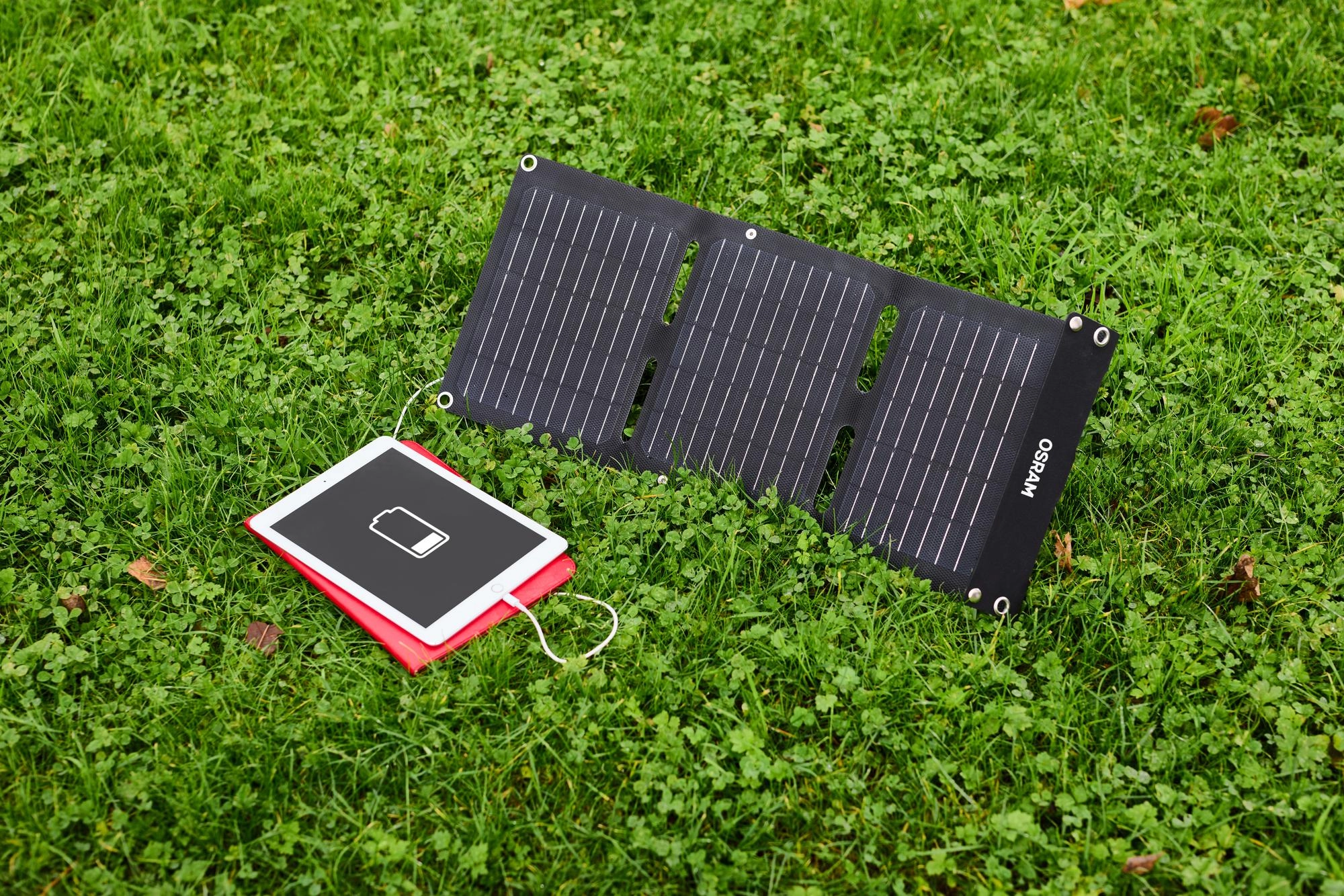 Osram - OFSP20 - Batterie Laden Solar 20W Inkl. USB-Ladegeraet