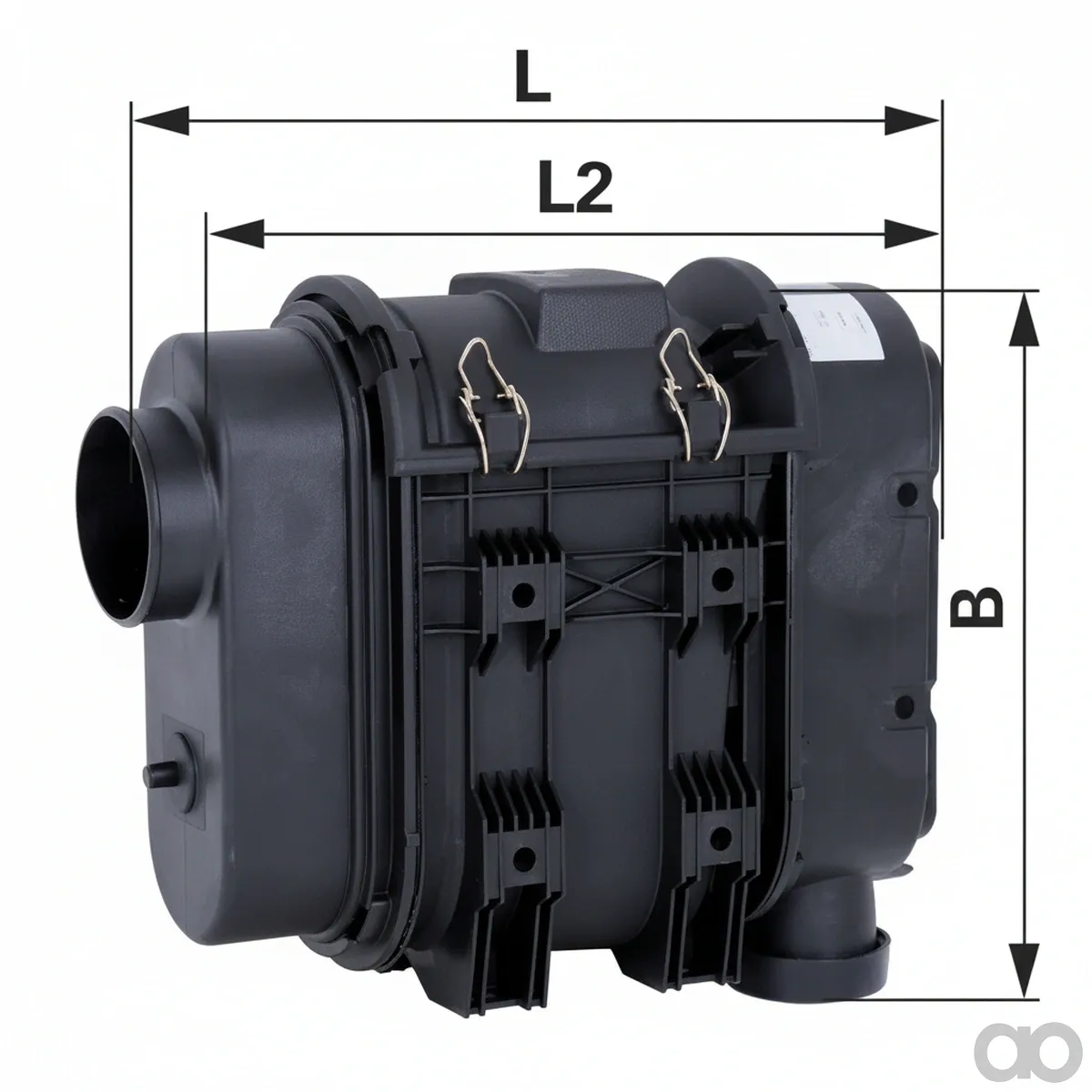 Prillinger - 00105941 - Luftfilter Kunststoff, Laenge 4