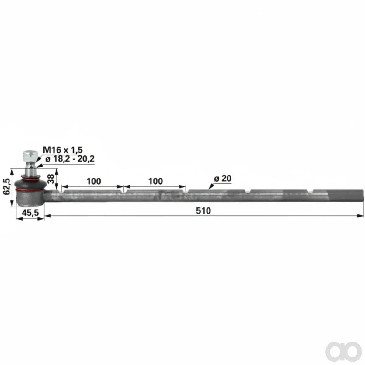 Prillinger - 00110010 - Kugelgelenk DM 20 mm