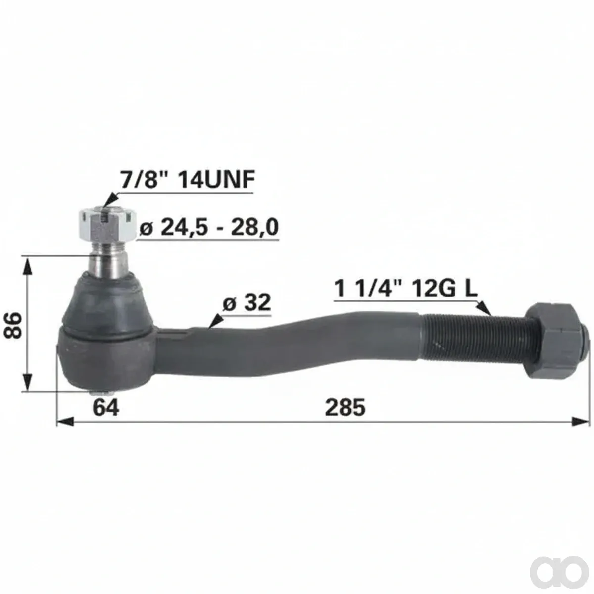 Prillinger - 00110157 - Kugelgelenk 1 1/4 Zoll Stangen A