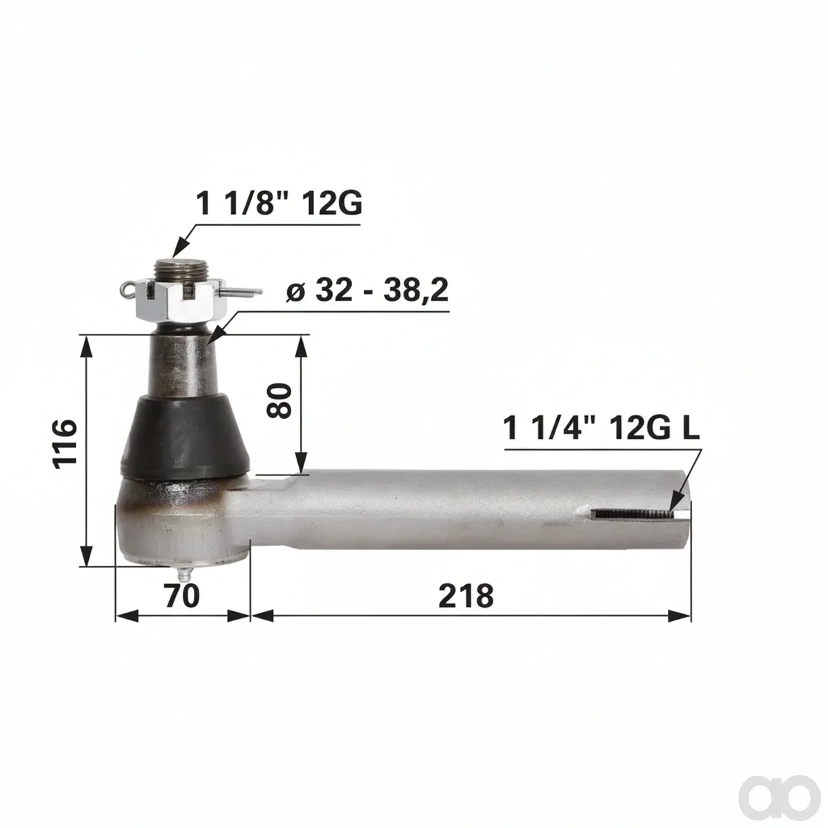 Prillinger - 00110246 - Kugelgelenk Stangen, 1 1/4 Zoll,