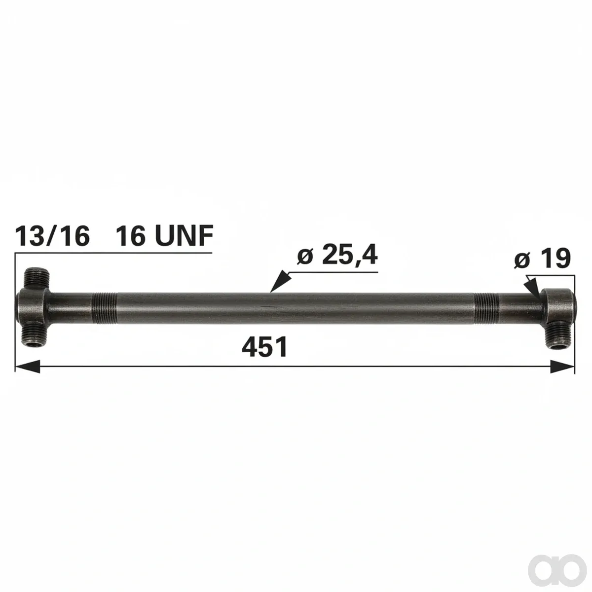 Prillinger - 00110382 - Spurstangenrohr Anstelle Von M