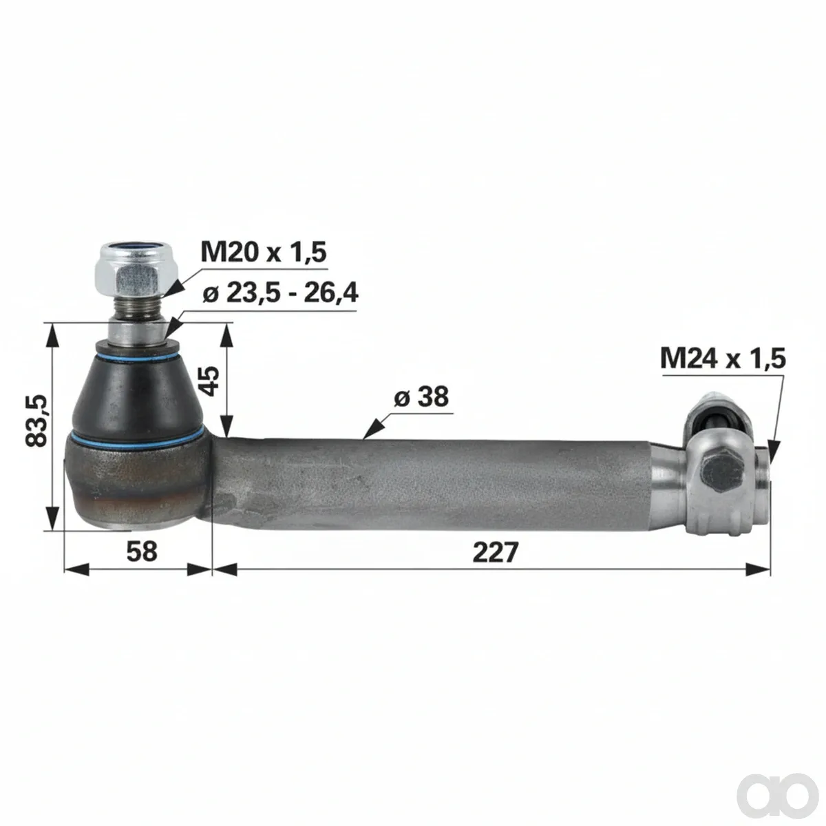 Prillinger - 00110402 - Kugelgelenk M24X1,5