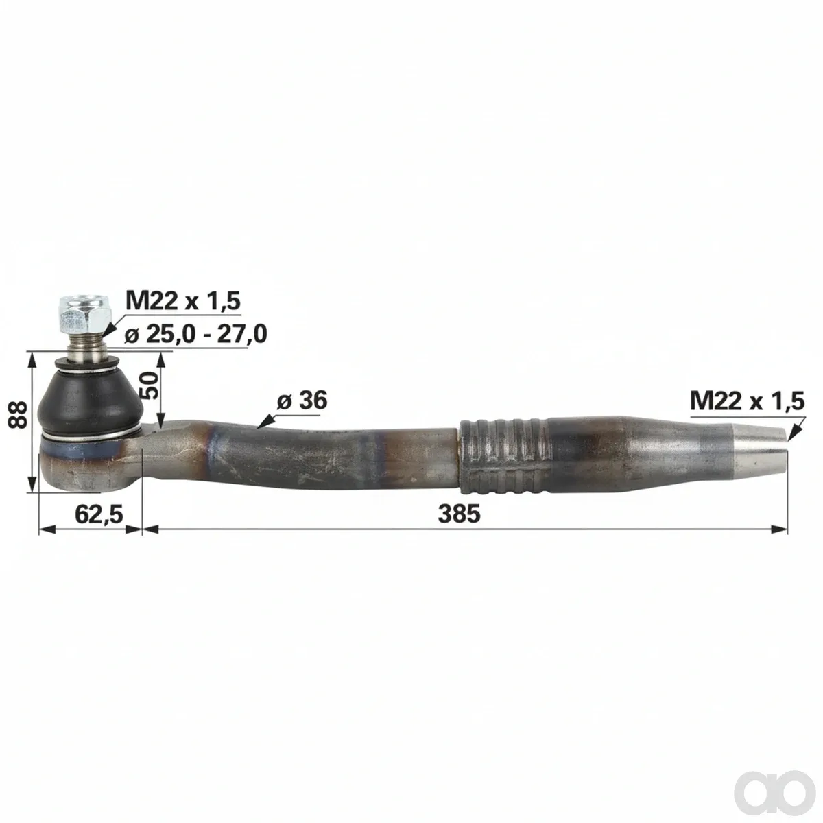 Prillinger - 00110596 - Kugelgelenk M22X1,5 Innengewinde