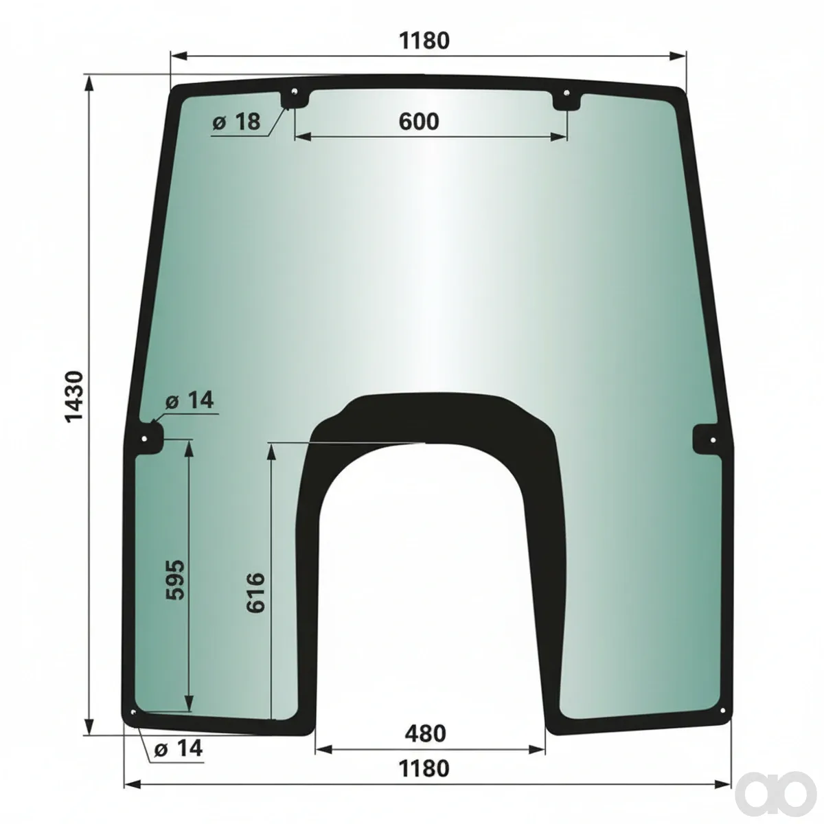 Prillinger - 00114229 - Frontscheibe Anstelle Von John