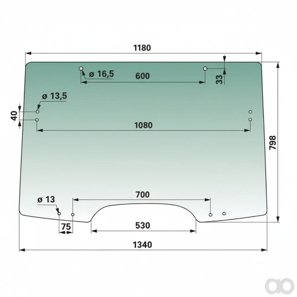Prillinger - 00114236 - Frontscheibe Anstelle Von John