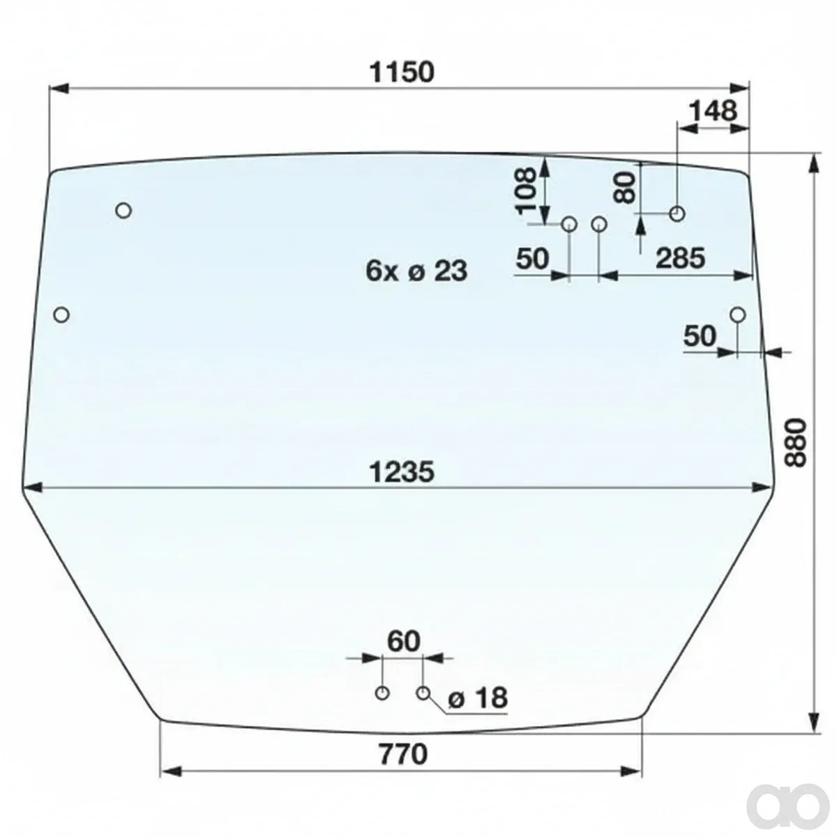 Prillinger - 00114825 - Heckscheibe Farbe Klar