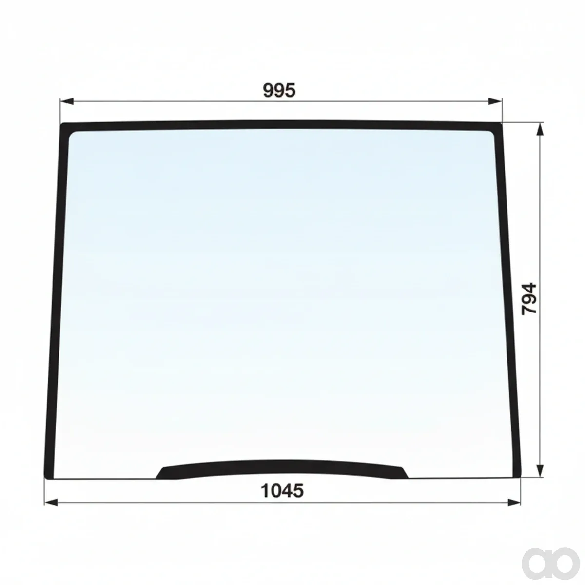 Prillinger - 00114852 - Frontscheibe Fix Farbe Klar