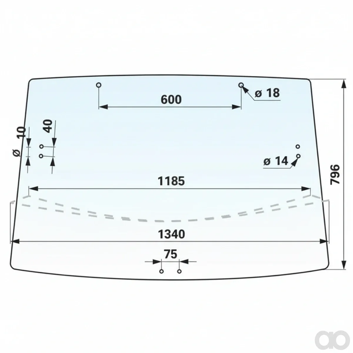 Prillinger - 00115121 - Frontscheibe Anstelle Von John