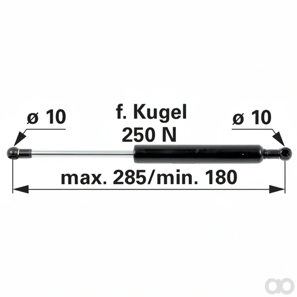 Prillinger - 00115201 - Gasdruckfeder fuer Tuer zu John