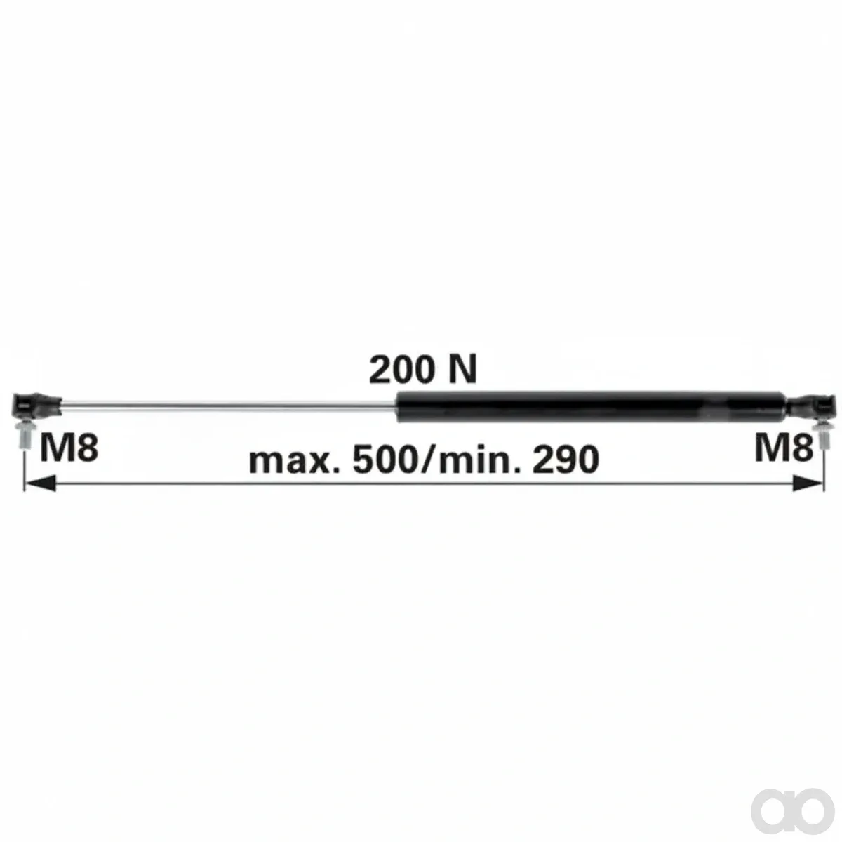 Prillinger - 00115317 - Gasdruckfeder fuer Heckscheibe
