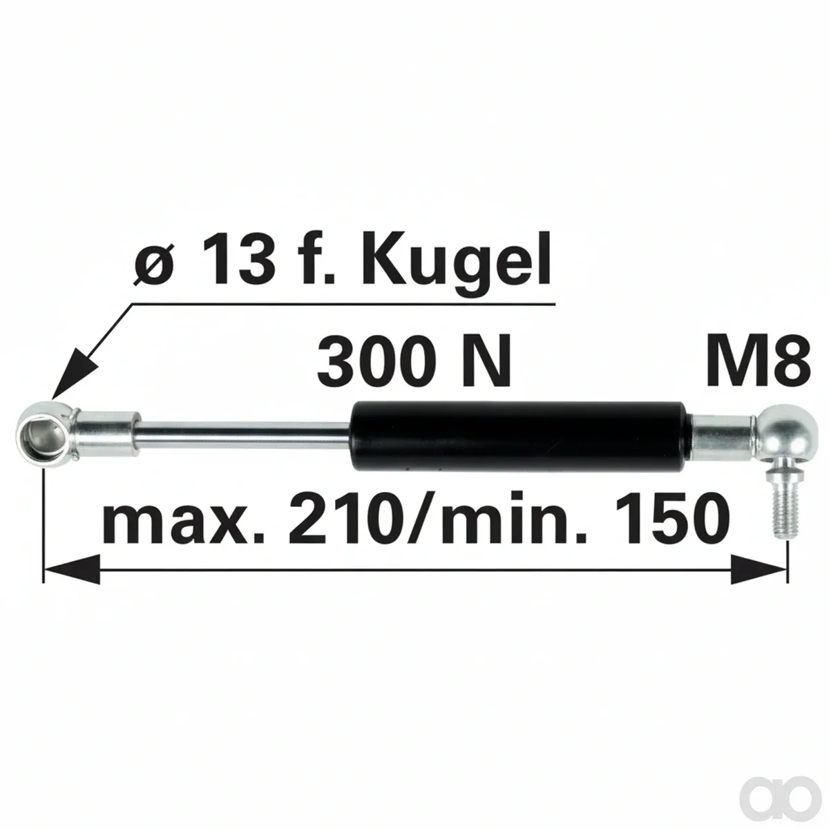 Prillinger - 00115319 - Gasdruckfeder fuer Tuer zu Ford