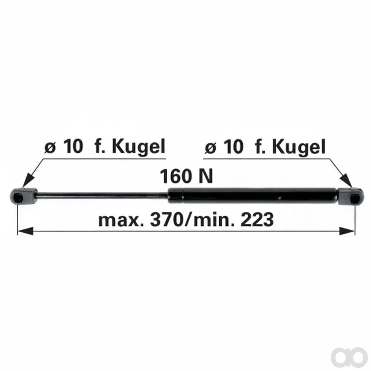 Prillinger - 00115321 - Gasdruckfeder fuer Heckscheibe