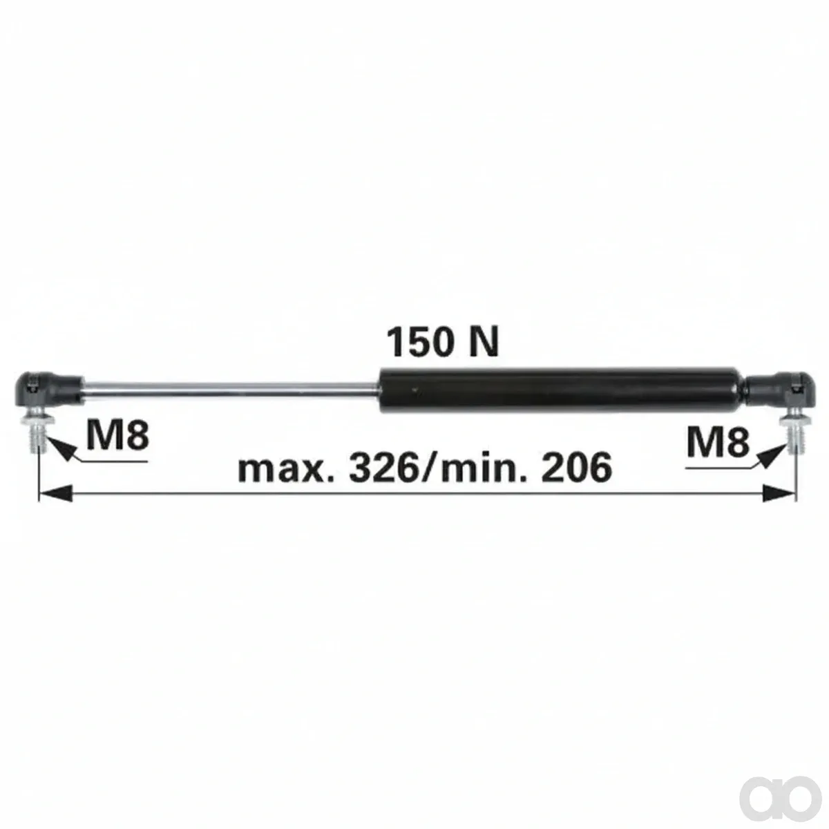 Prillinger - 00115515 - Gasdruckfeder fuer Heckscheibe