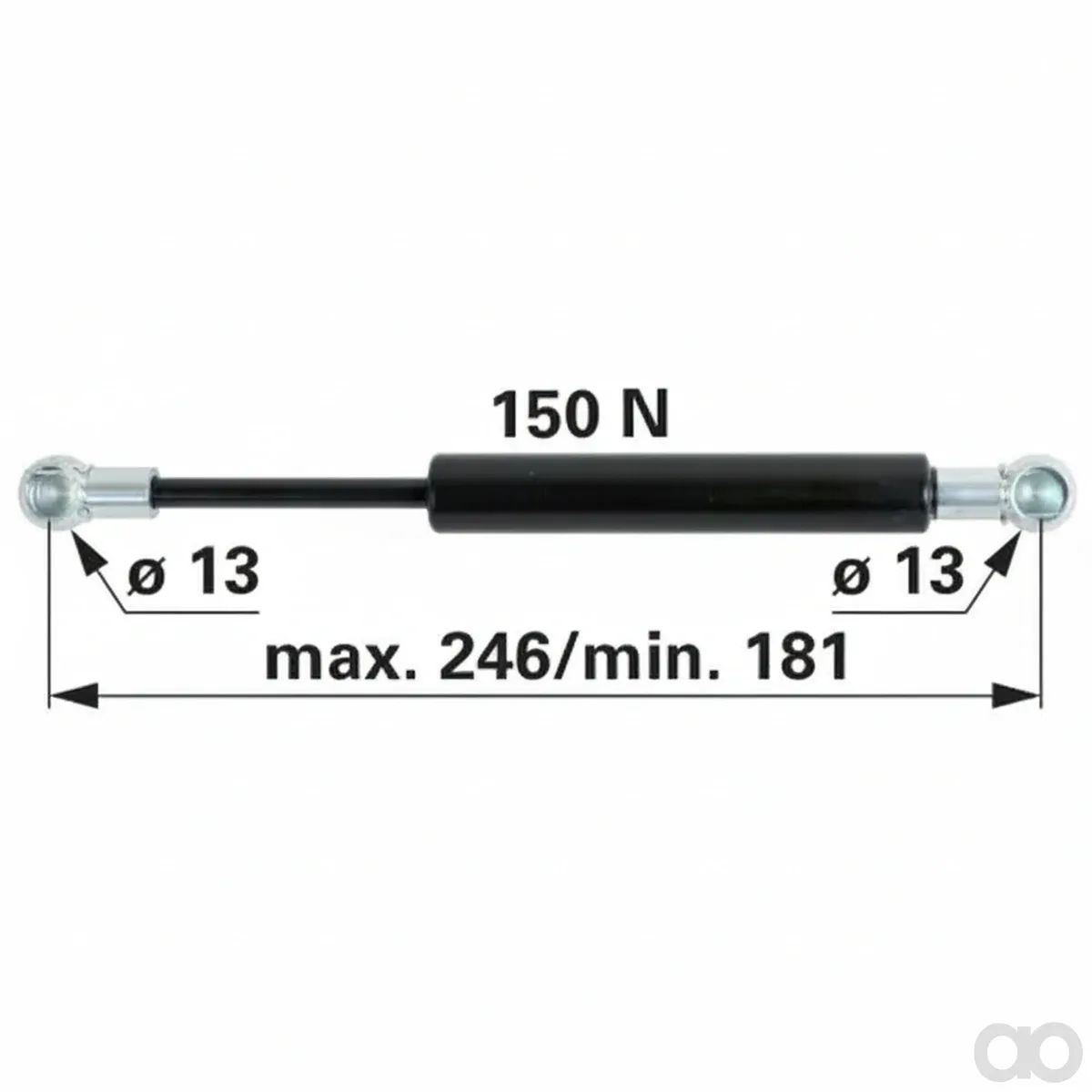 Prillinger - 00115559 - Gasdruckfeder fuer Tuer Zu Deutz