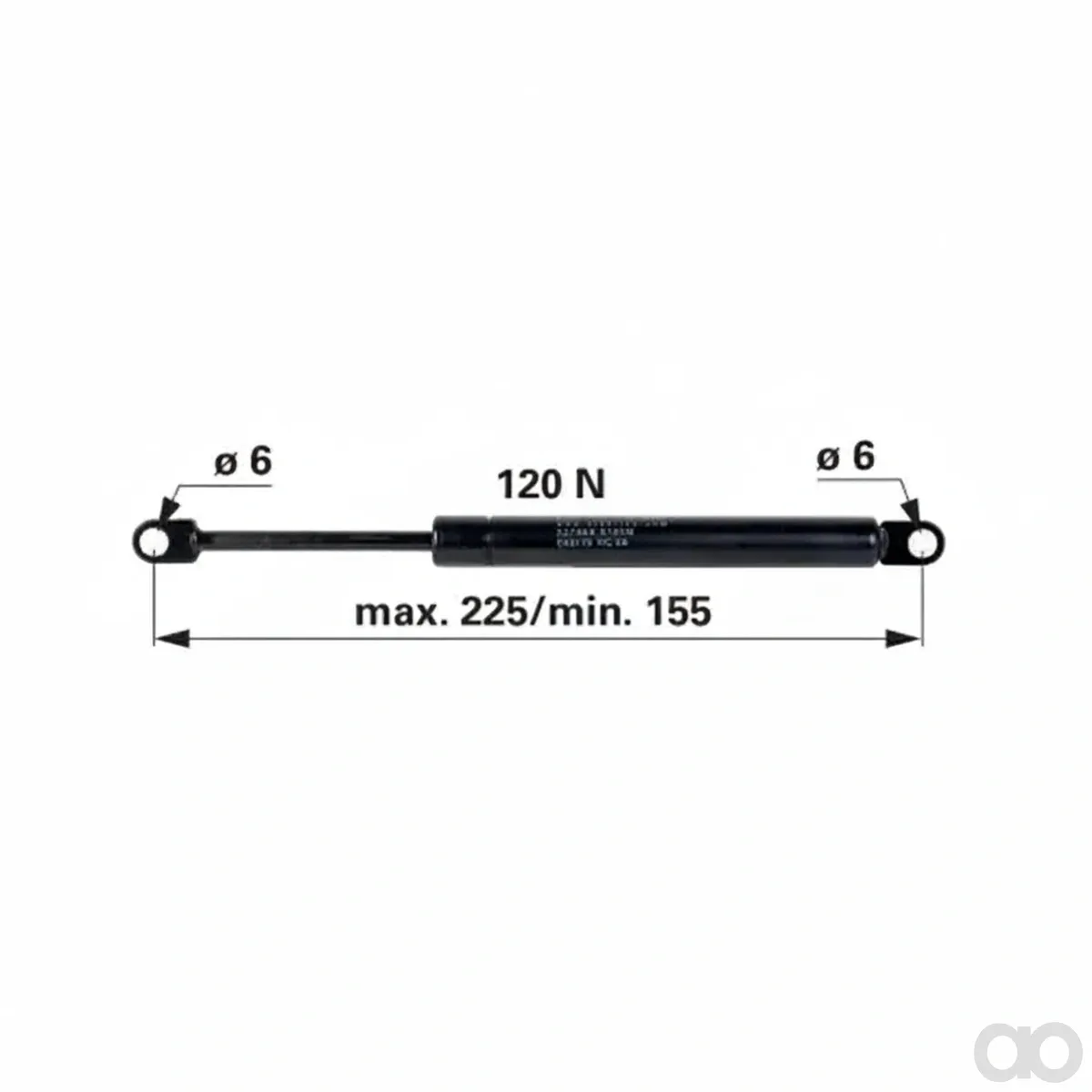 Prillinger - 00115585 - Gasdruckfeder fuer Dachluke Laenge