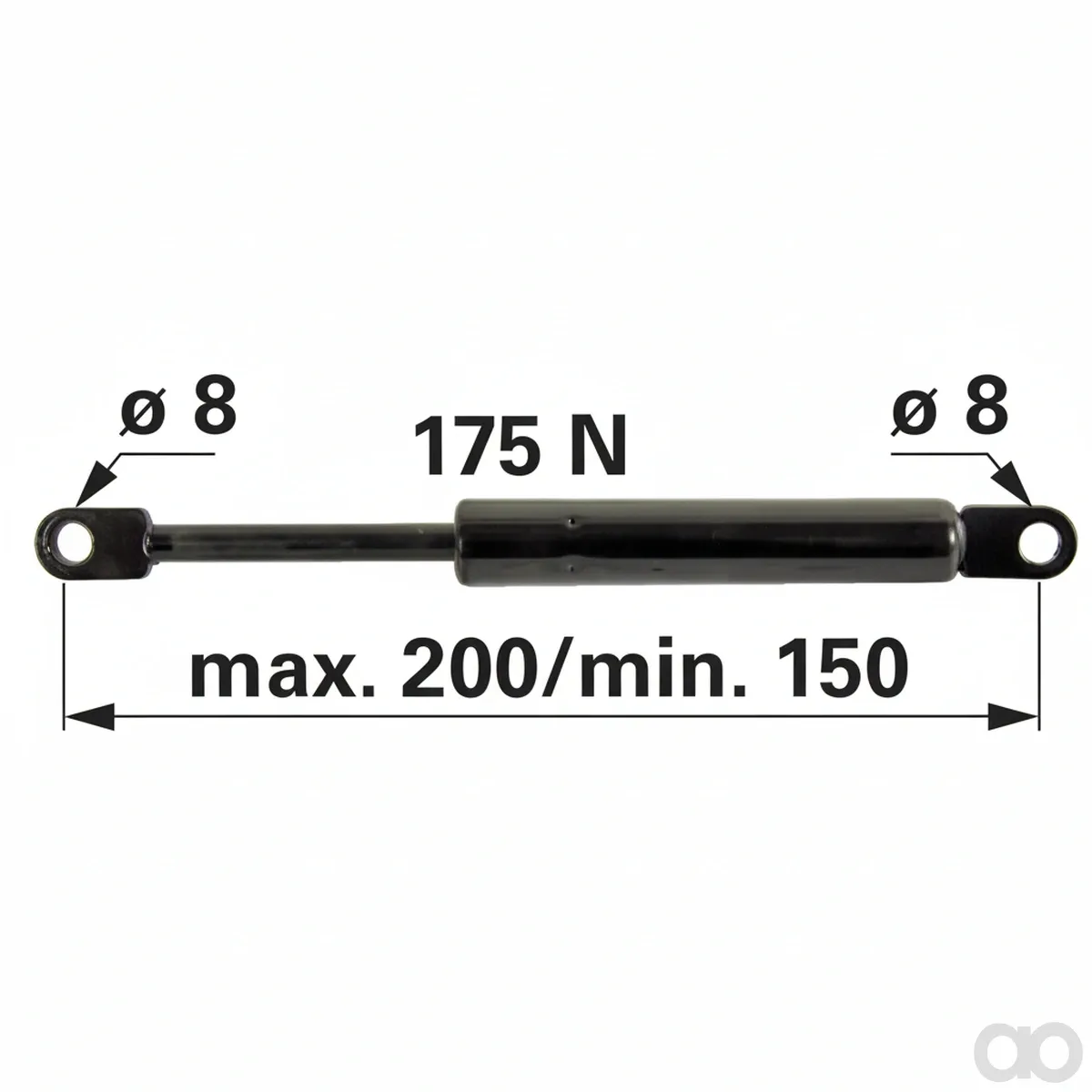 Prillinger - 00115591 - Gasdruckfeder Zu Mauser Laenge