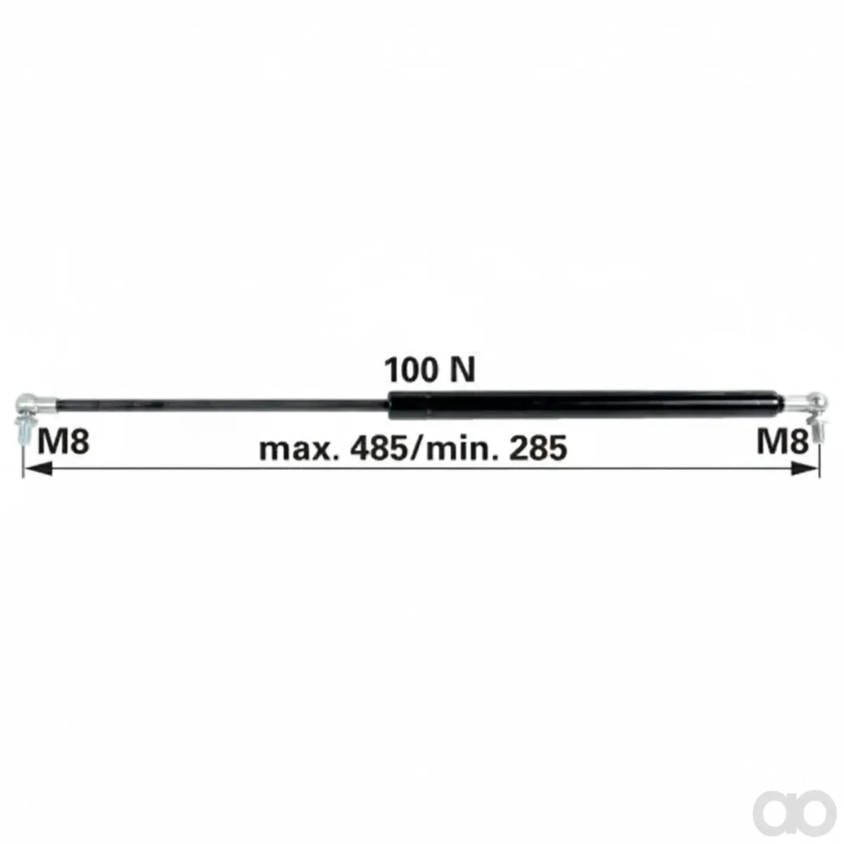 Prillinger - 00115604 - Gasdruckfeder fuer Frontscheibe