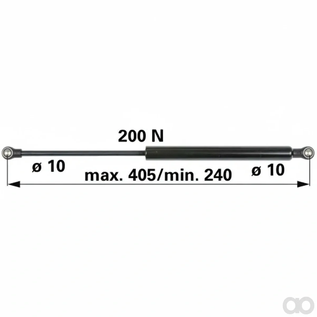 Prillinger - 00115646 - Gasdruckfeder fuer Heckscheibe