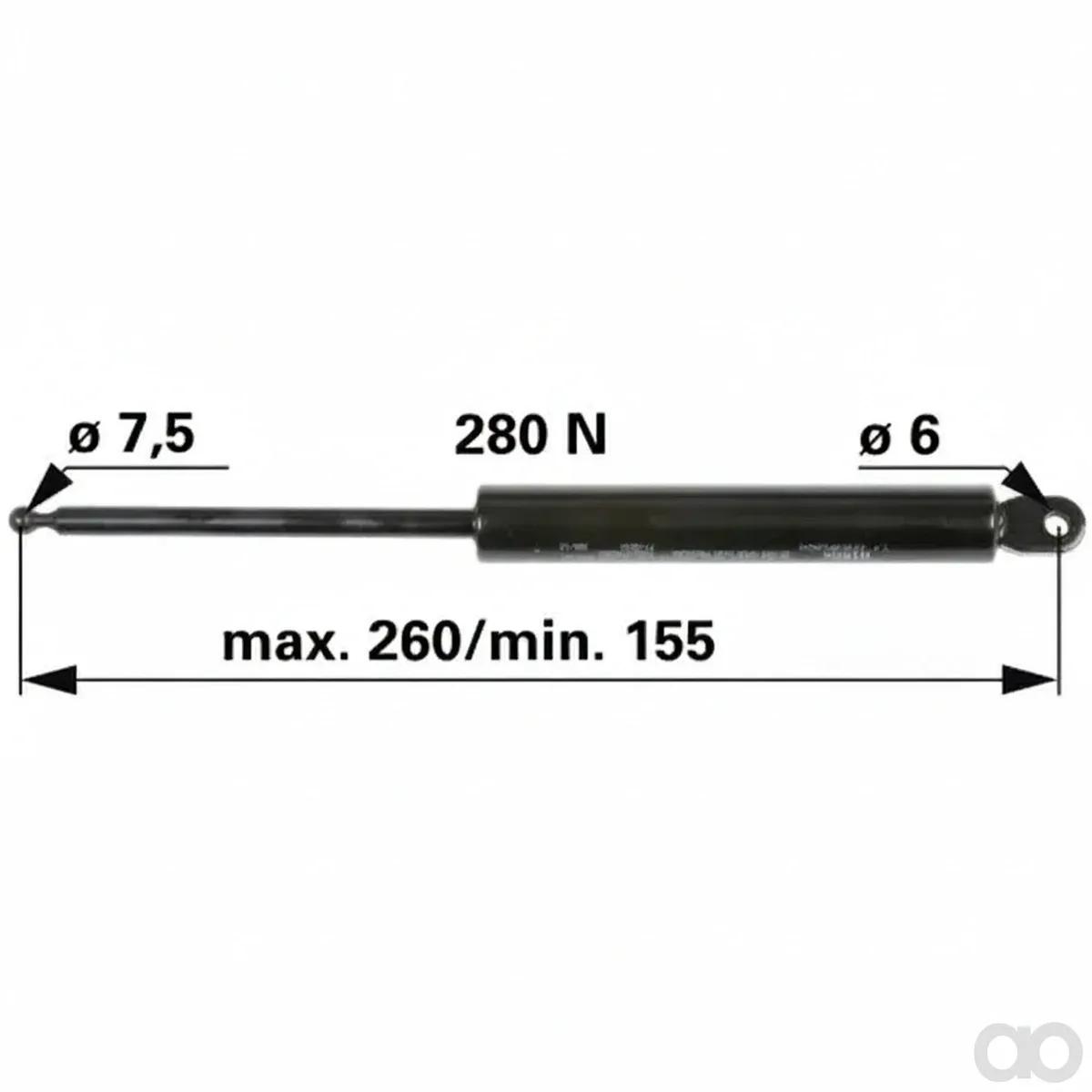 Prillinger - 00115648 - Gasdruckfeder fuer Dachluke