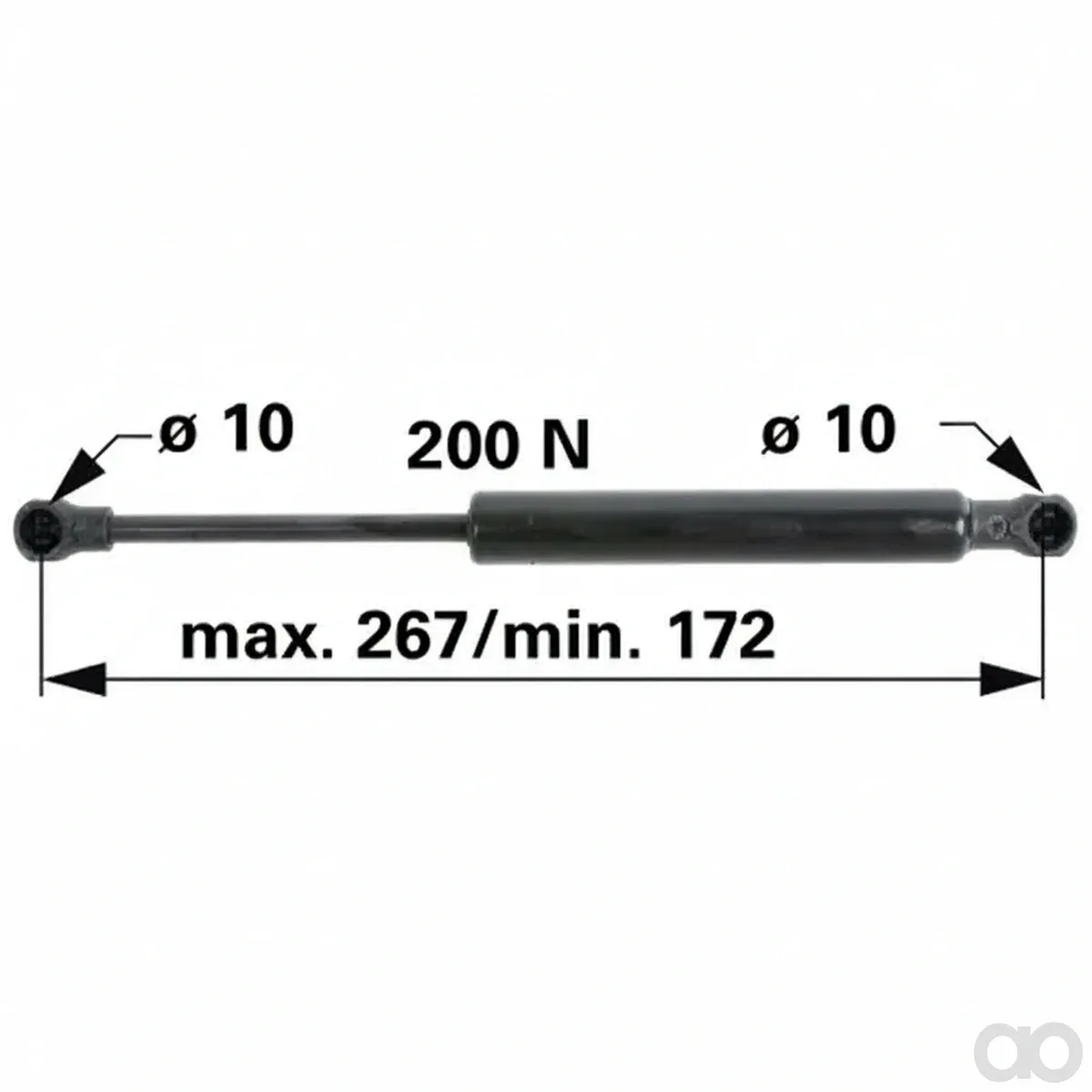 Prillinger - 00115687 - Gasdruckfeder fuer MF Tuer