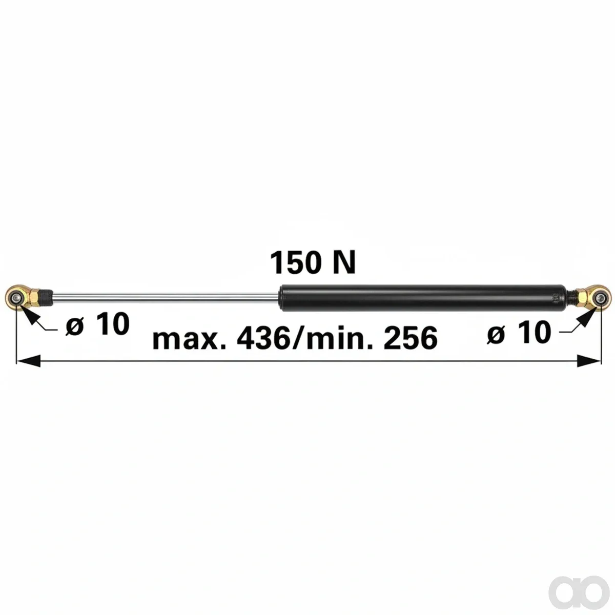 Prillinger - 00115695 - Gasdruckfeder fuer Heckscheibe