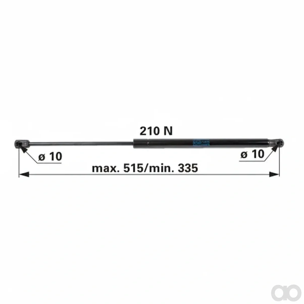 Prillinger - 00115803 - Gasdruckfeder fuer Heckscheibe