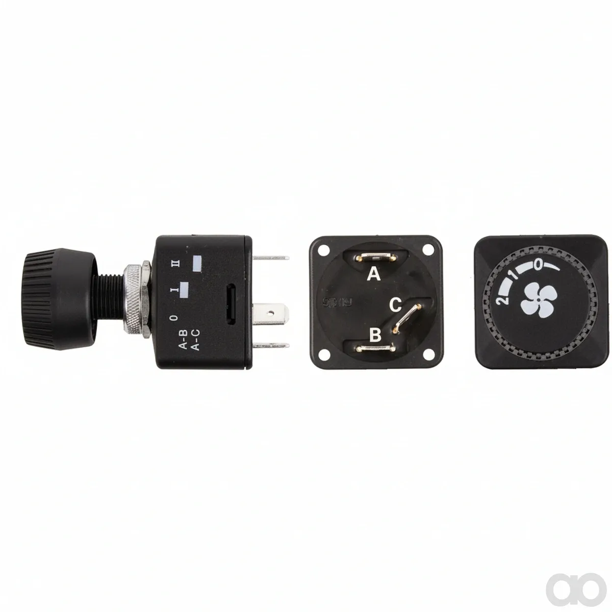 Prillinger - 00118041 - Drehschalter Mit 2 Stufen Fuer
