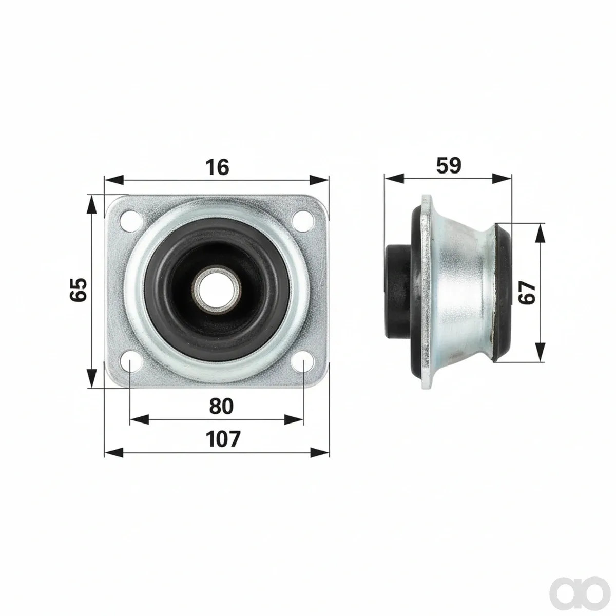 Prillinger - 00118950 - Kabinenlager Zu Fendt