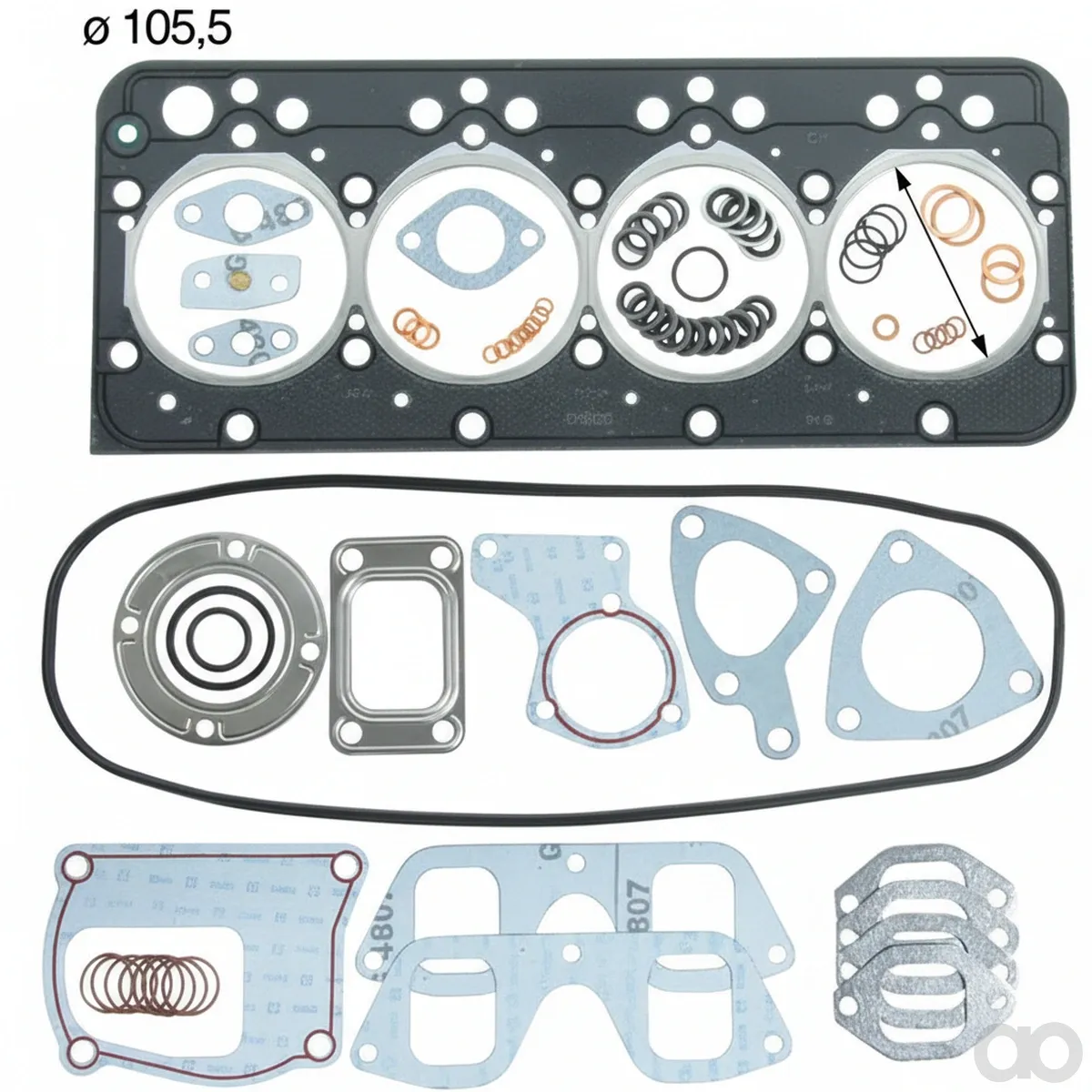 Prillinger - 00120312 - Zylinderkopfdichtsatz zu New H