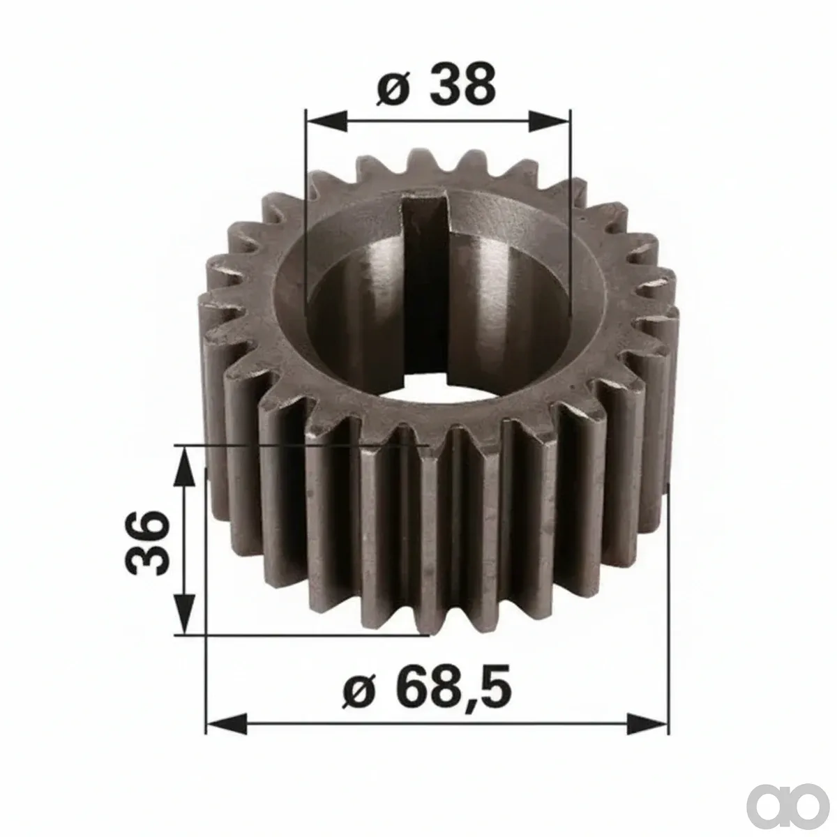 Prillinger - 00121722 - Zahnrad Kurbelwelle, Anstelle