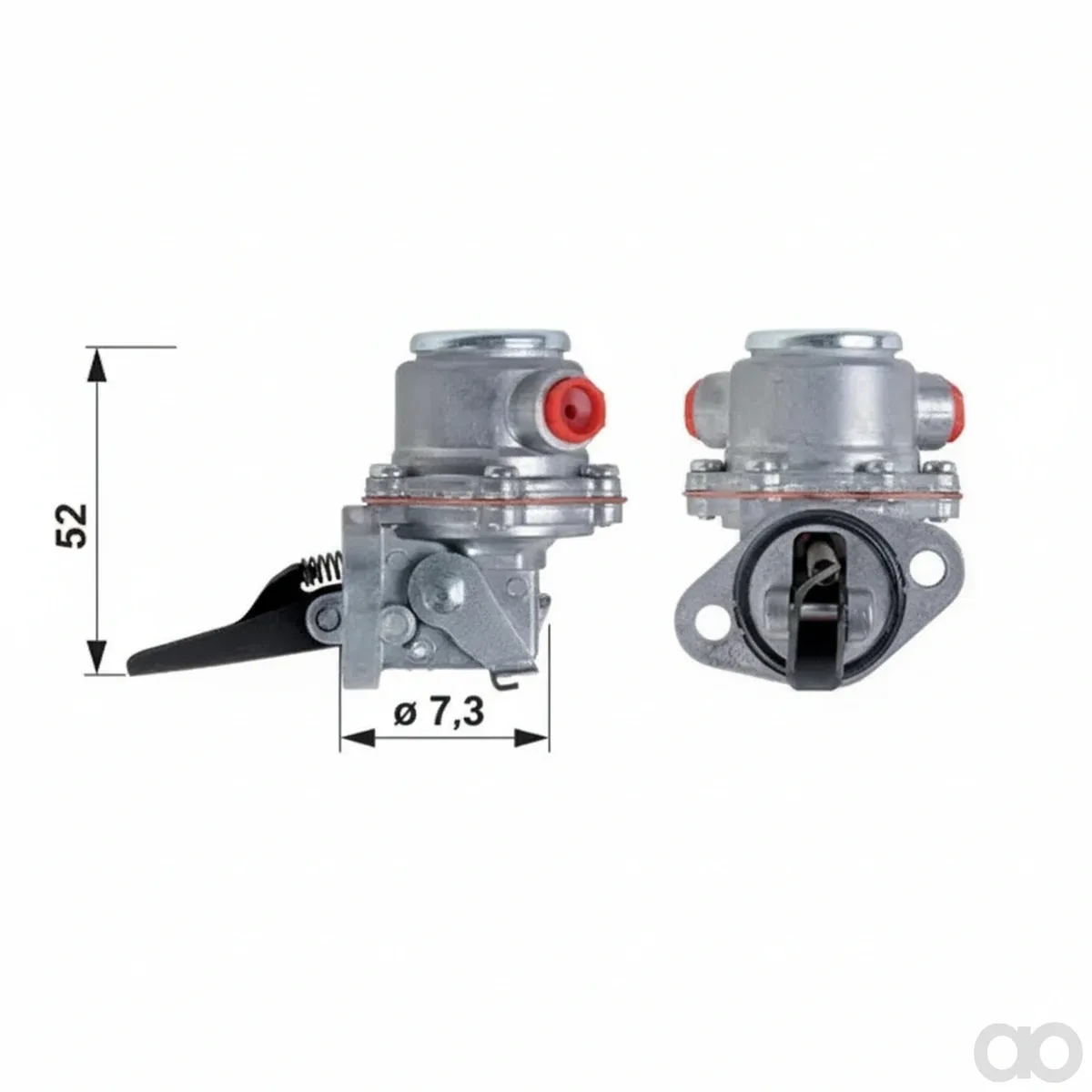 Prillinger - 00127500 - Kraftstoffpumpe mit 2 Loechern