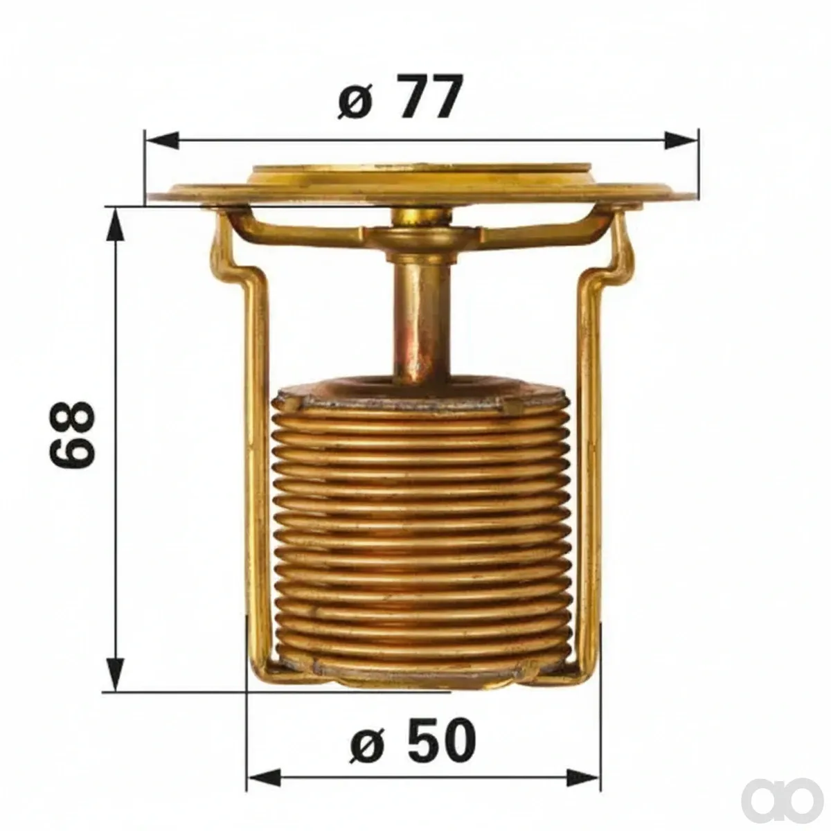 Prillinger - 00128132 - Thermostat mit Entlueftungskerbe