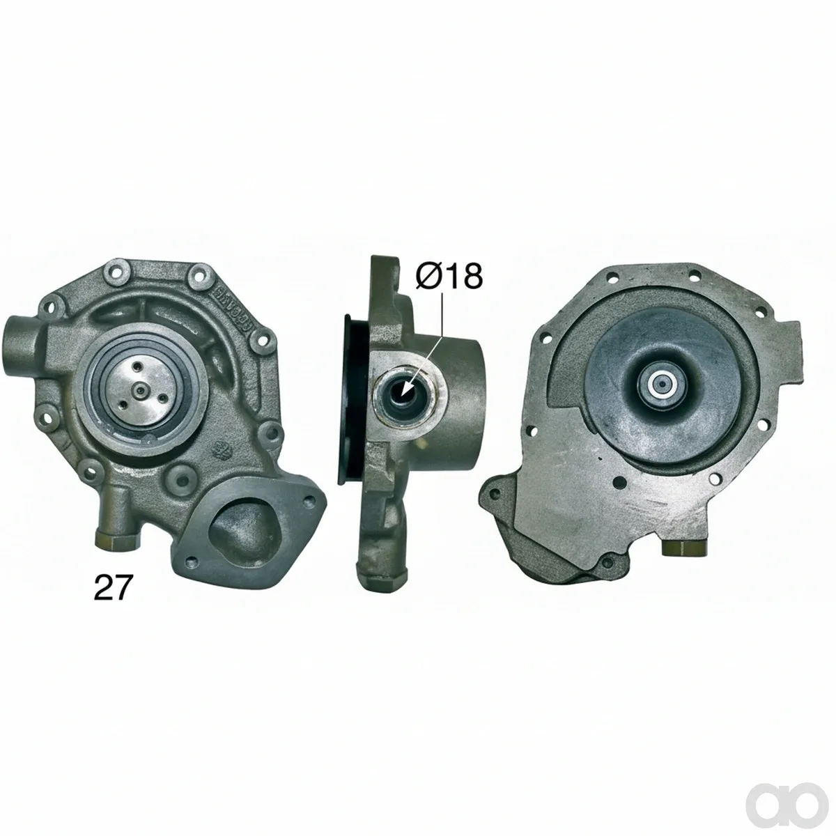 Prillinger - 00128213 - Wasserpumpe mit Dichtung zu John Deere