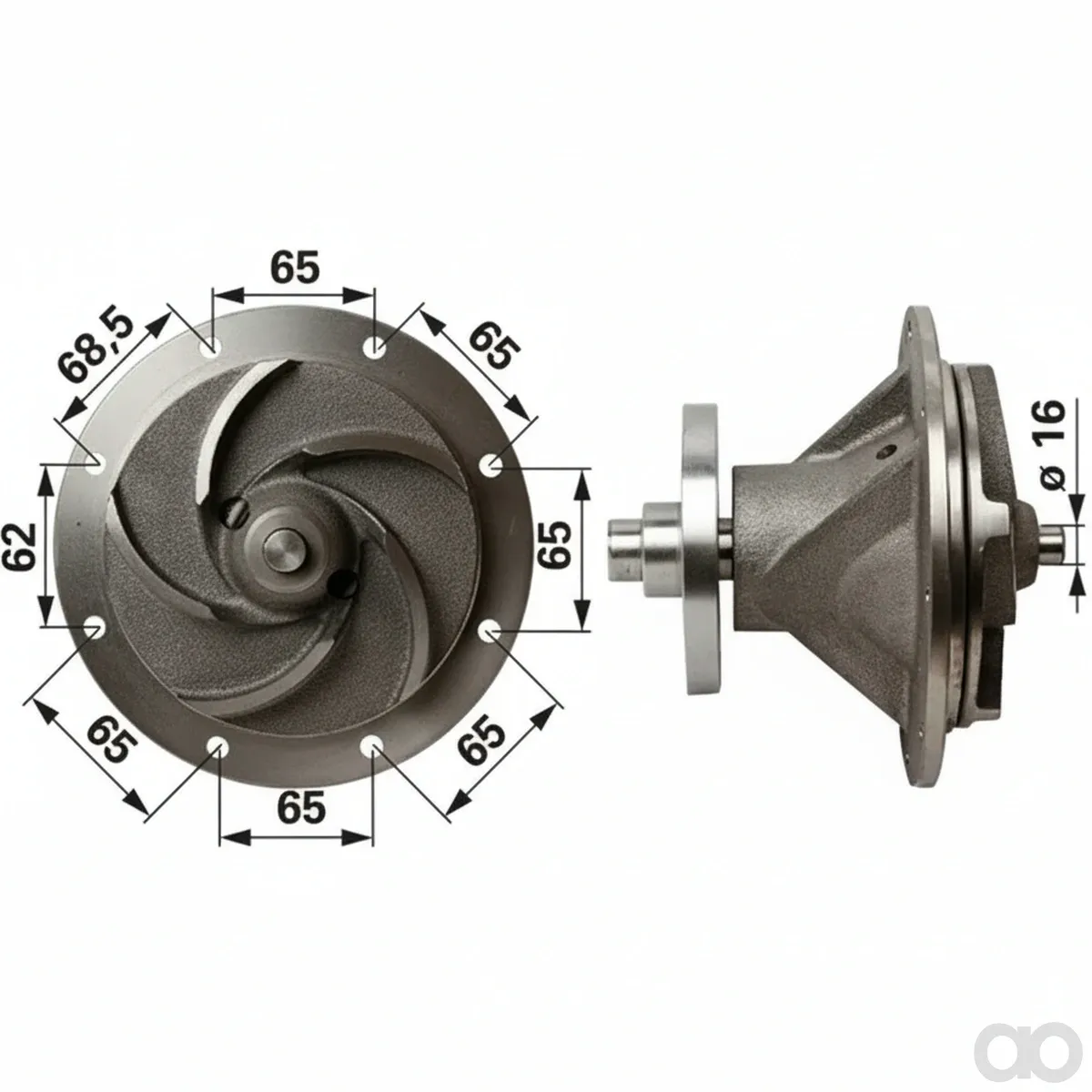 Prillinger - 00128218 - Wasserpumpe Anstelle Von John Deere