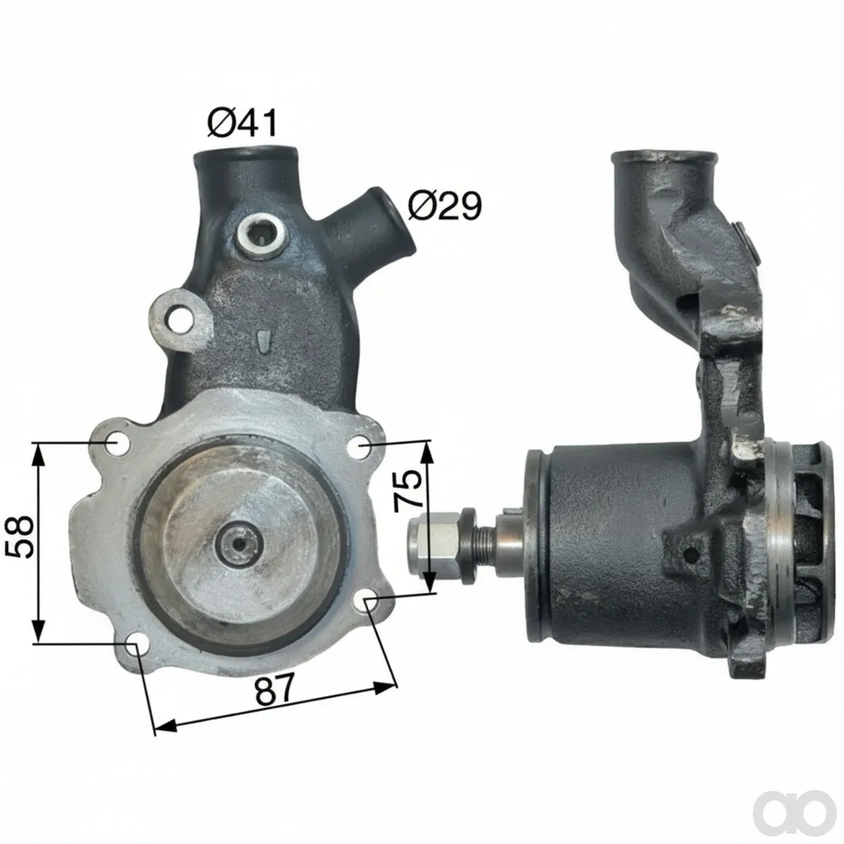 Prillinger - 00128712 - Wasserpumpe mit Dichtung Zu Mf