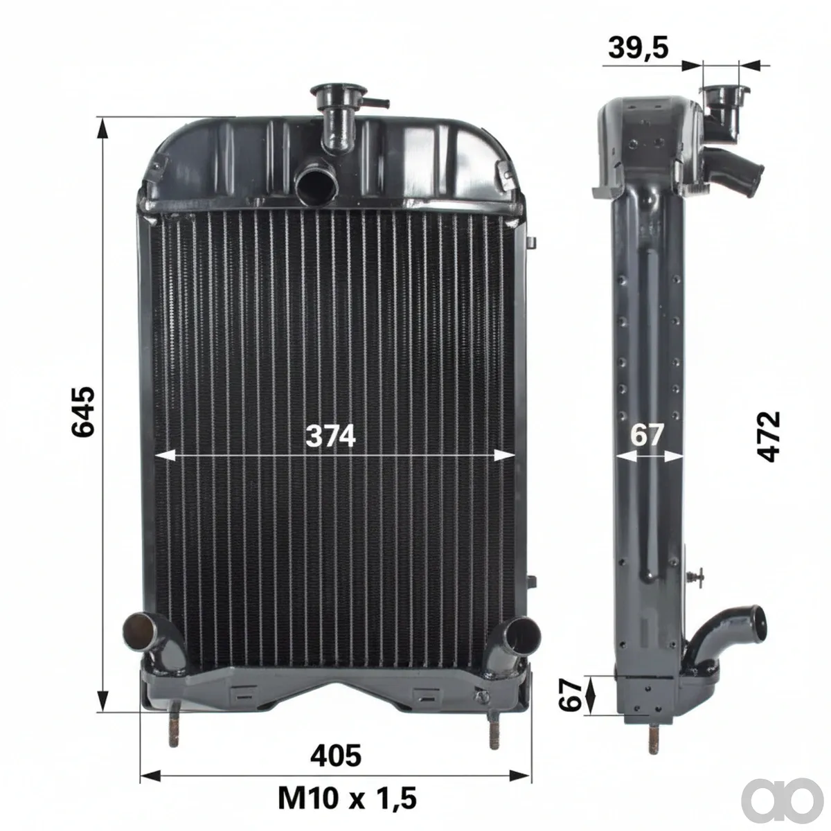 Prillinger - 00129700 - Kuehler Anstelle Von Mf 1660499
