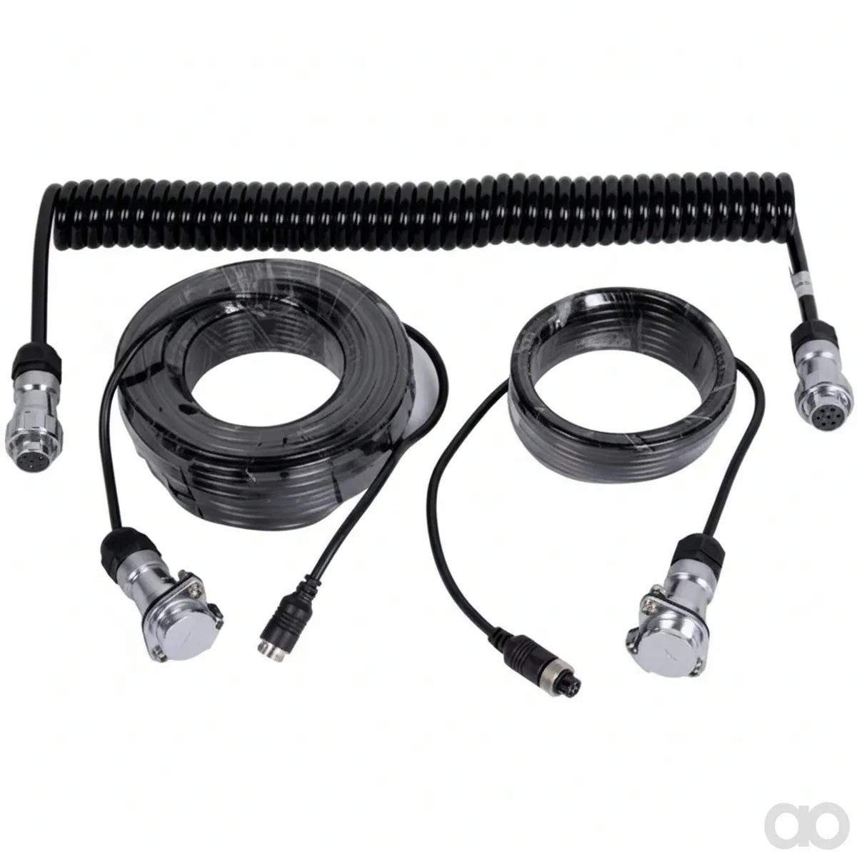 Prillinger - 00136231 - Spiralkabel 3 m mit Kupplungen